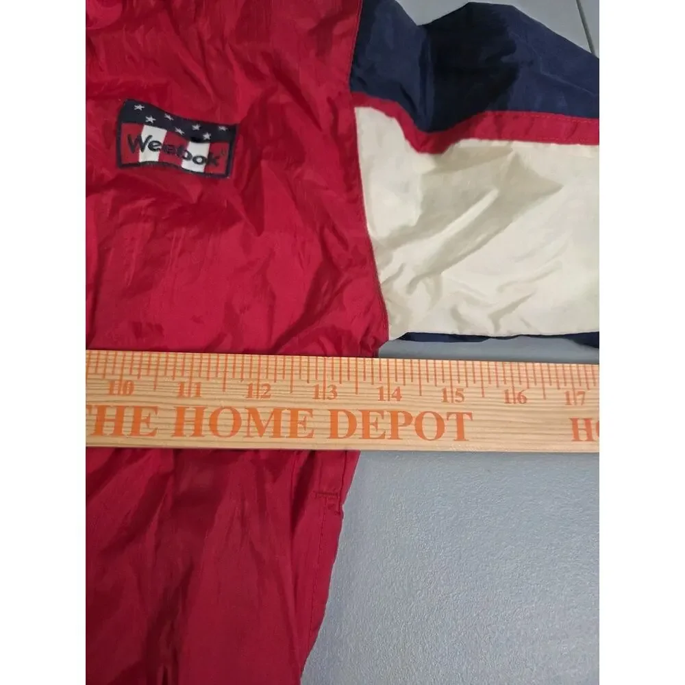 Vintage Weebok Kids Windbreaker Jacket‎ Size 4T Red White Blue
